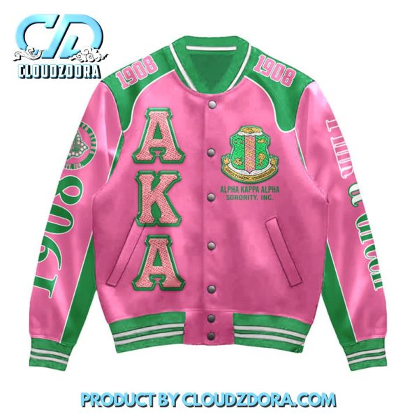 Twenty Pearls The Story of Alpha Kappa Alpha Sorority Baseball Jacket