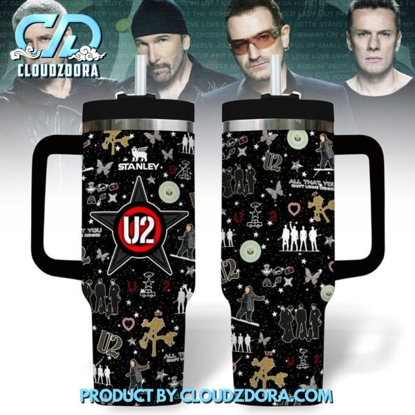 U2 Rock Band Tour 2025 Special Stanley Tumbler